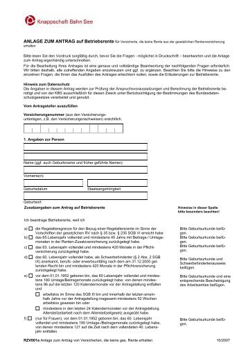 Anlage zum Antrag von nicht gesetzlich Versicherten (PDF