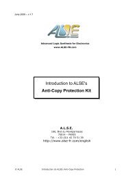 FPGA Anti-Copy Protection System - ALSE