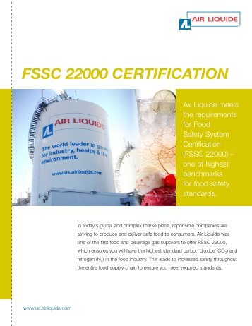 FSSC 22000 Certification - Air Liquide