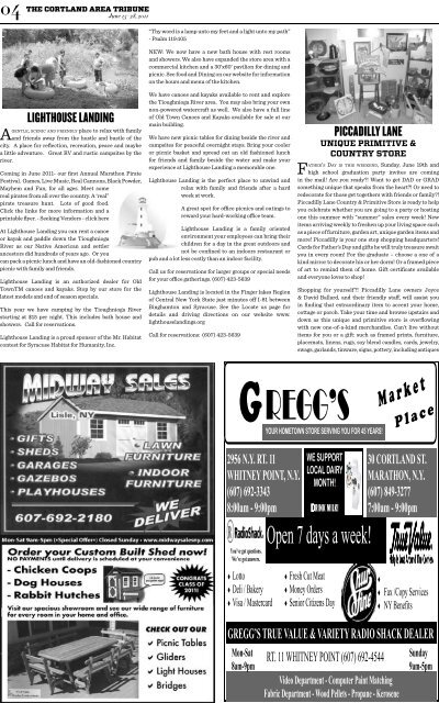 DEDRICK'S - The Cortland Area Tribune