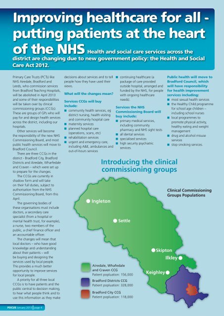 Summer Focus 2012 - Bradford Teaching Hospitals NHS ...