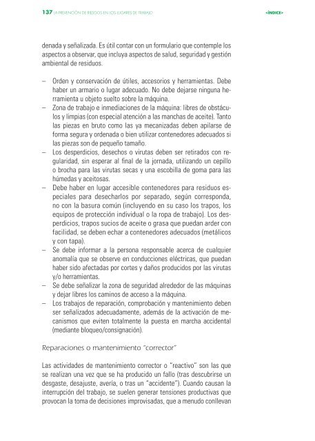 La prevención de riesgos en los lugares de trabajo 2014impresora