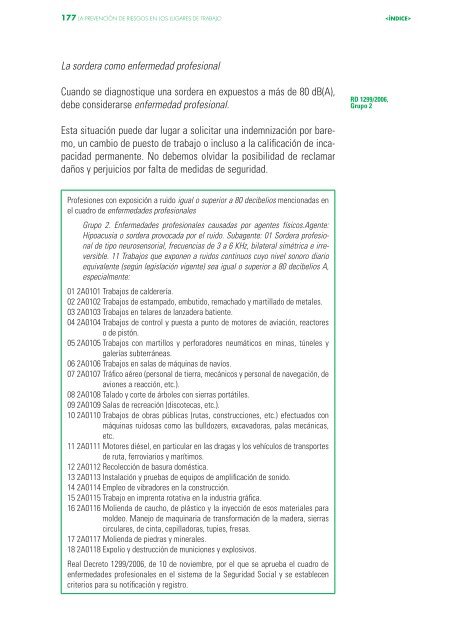 La prevención de riesgos en los lugares de trabajo 2014impresora