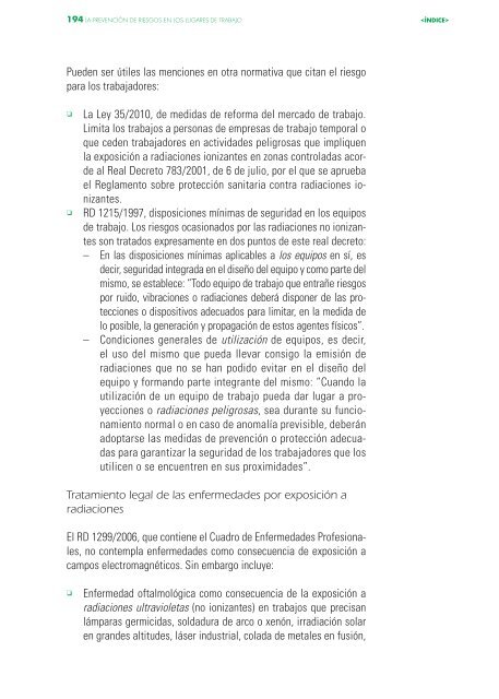 La prevención de riesgos en los lugares de trabajo 2014impresora