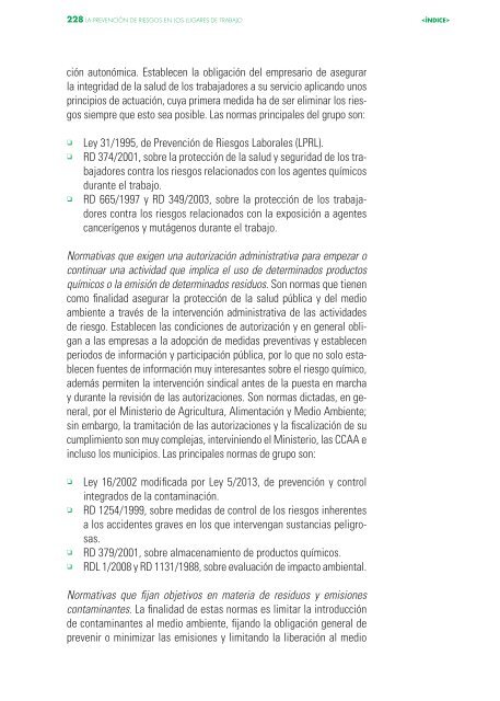 La prevención de riesgos en los lugares de trabajo 2014impresora