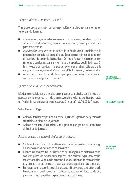 La prevención de riesgos en los lugares de trabajo 2014impresora