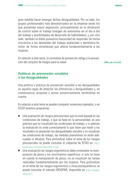 La prevención de riesgos en los lugares de trabajo 2014impresora