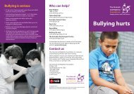 Bullying Hurts brochure - The Alannah and Madeline Foundation