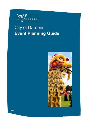 City of Darebin Event Planning Guide