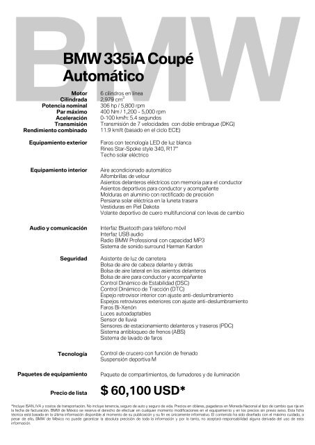 BMW 335iA CoupÃƒÂ© AutomÃƒÂ¡tico