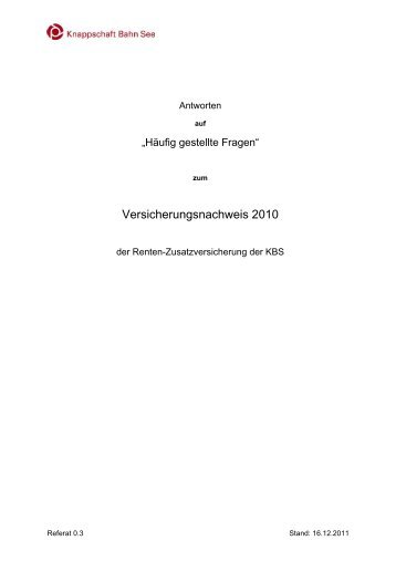 Versicherungsnachweis 2010 (PDF/144 KB)