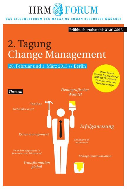 2. Tagung Change Management - HRM-Forum