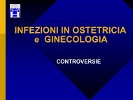 INFEZIONI IN OSTETRICIA e GINECOLOGIA - Amami