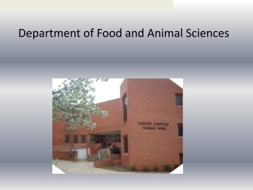 FOOD SCIENCE & TECHNOLOGY