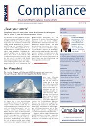 (PDF) | Ausgabe Juni 2012 - Compliance