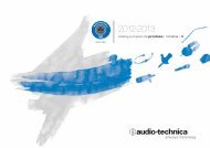 catalog european de produse I romania I Ã¢Â‚Â¬ - Audio-Technica