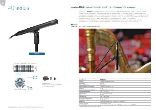 catalog european de produse I romania I Ã¢Â‚Â¬ - Audio-Technica