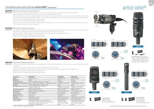 catalog european de produse I romania I Ã¢Â‚Â¬ - Audio-Technica