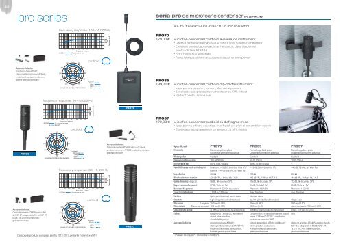 catalog european de produse I romania I Ã¢Â‚Â¬ - Audio-Technica