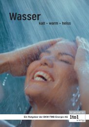 Wasser kalt - warm - heiss - Hausinfo