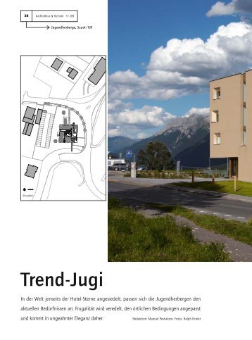 09 Jugendherberge Scuol:Layout 1 - Architektur & Technik