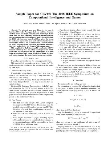 How to write ieee paper