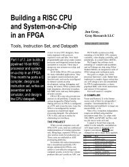 series - FPGA CPU