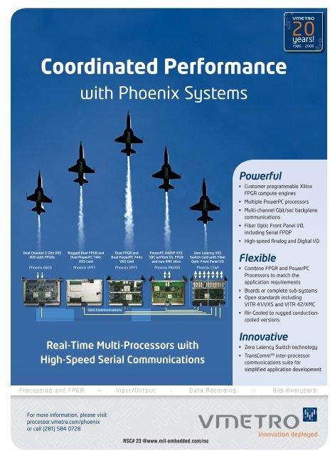 Military Embedded Systems Summer 2006