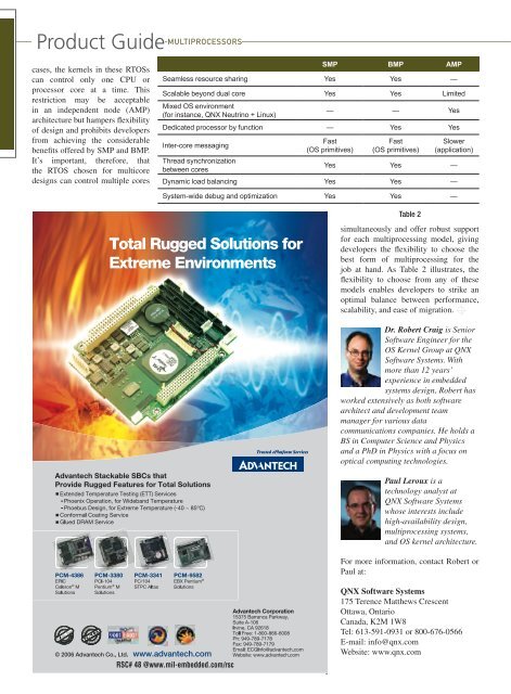 Military Embedded Systems Summer 2006