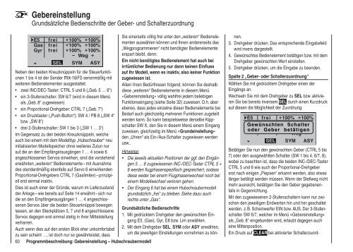 3D-CYLINDER- ROTARY-SELECT - Graupner