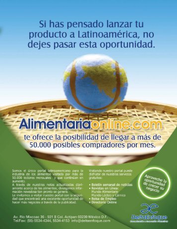 info@mundoalimentario.com Mayo/Junio 2009 ... - AlimentariaOnline