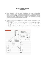 ECSE 420-Parallel Computing Assignment 4 1. Provide the ...