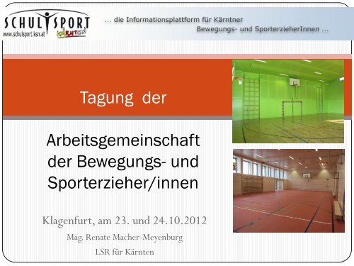 Kompetenzen - Bewegung und Sport in KÃ¤rntner Schulen