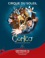 amsterdam, nl opens march 23, 2012 - Cirque du Soleil