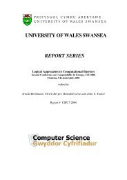 Logical Approaches to Computational Barriers - Department of ...