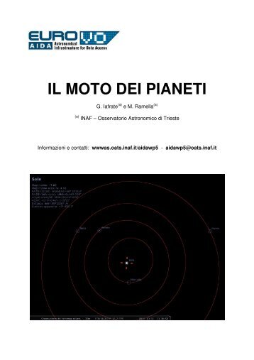 Il moto dei pianeti (modello geocentrico ed eliocentrico ... - INAF-OAT