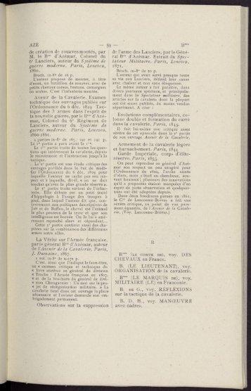 j de crÃ©ation de zouaves montÃ©s, par M. le B - Centre de ...