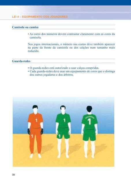 Futebol Praia - Leis do Jogo - FederaÃ§Ã£o Portuguesa de Futebol