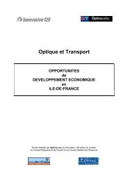 Etude Paris-Optique-Transport, 2004 - Opticsvalley