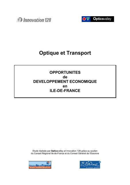 Etude Paris-Optique-Transport, 2004 - Opticsvalley