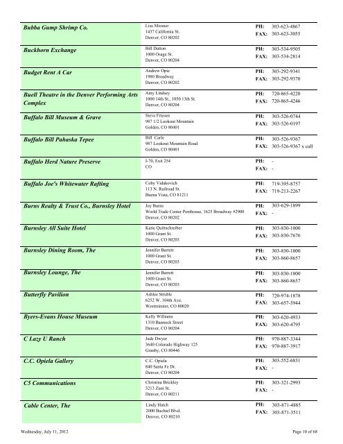 Membership Directory