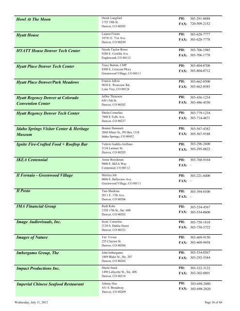 Membership Directory