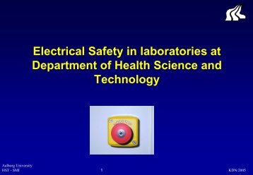 electrical safety in labs see this presentaton