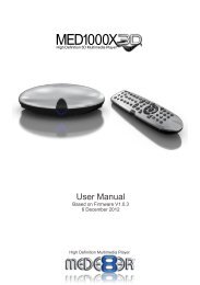 User Manual - Mede8er.org
