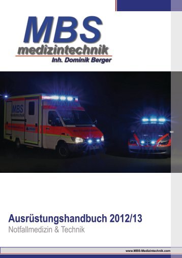 Ausrüstungshandbuch 2012/13 - MBS Medizintechnik