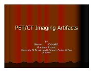 PET/CT Imaging Artifacts