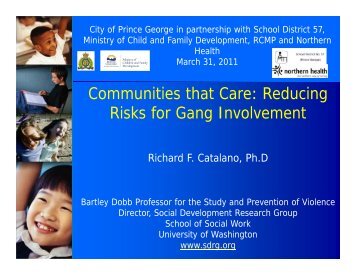 Communities that Care: Reducing Risks for Gang Involvement