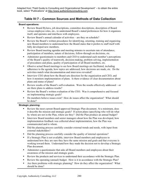 Some Sources of Data and Methods to Collect that Data