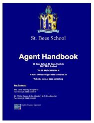 Agent Handbook - St Bees School