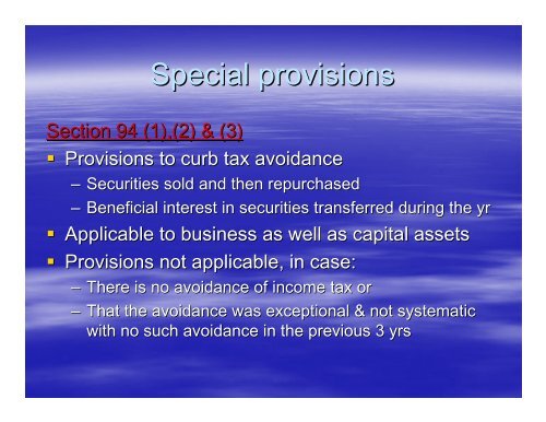 Taxability of Share Market Transactions